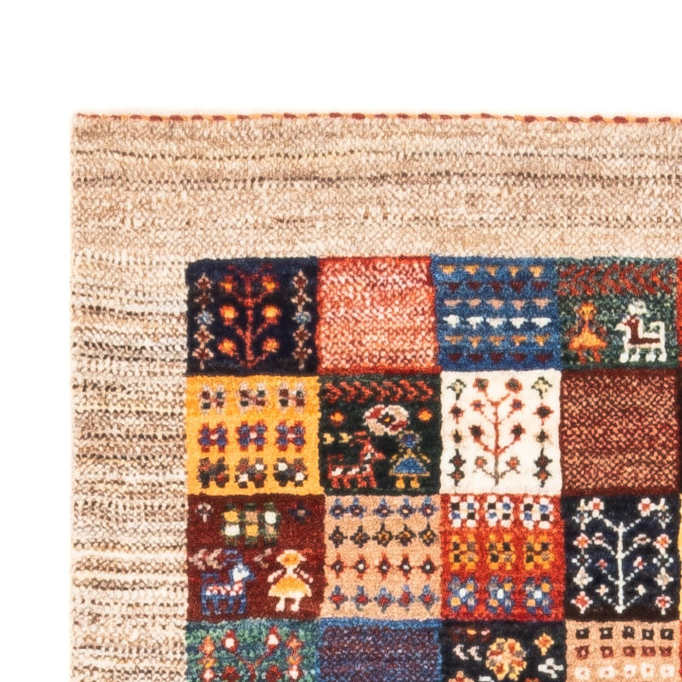Loribaft Rug 132x84cm - Perserteppich Wollteppich