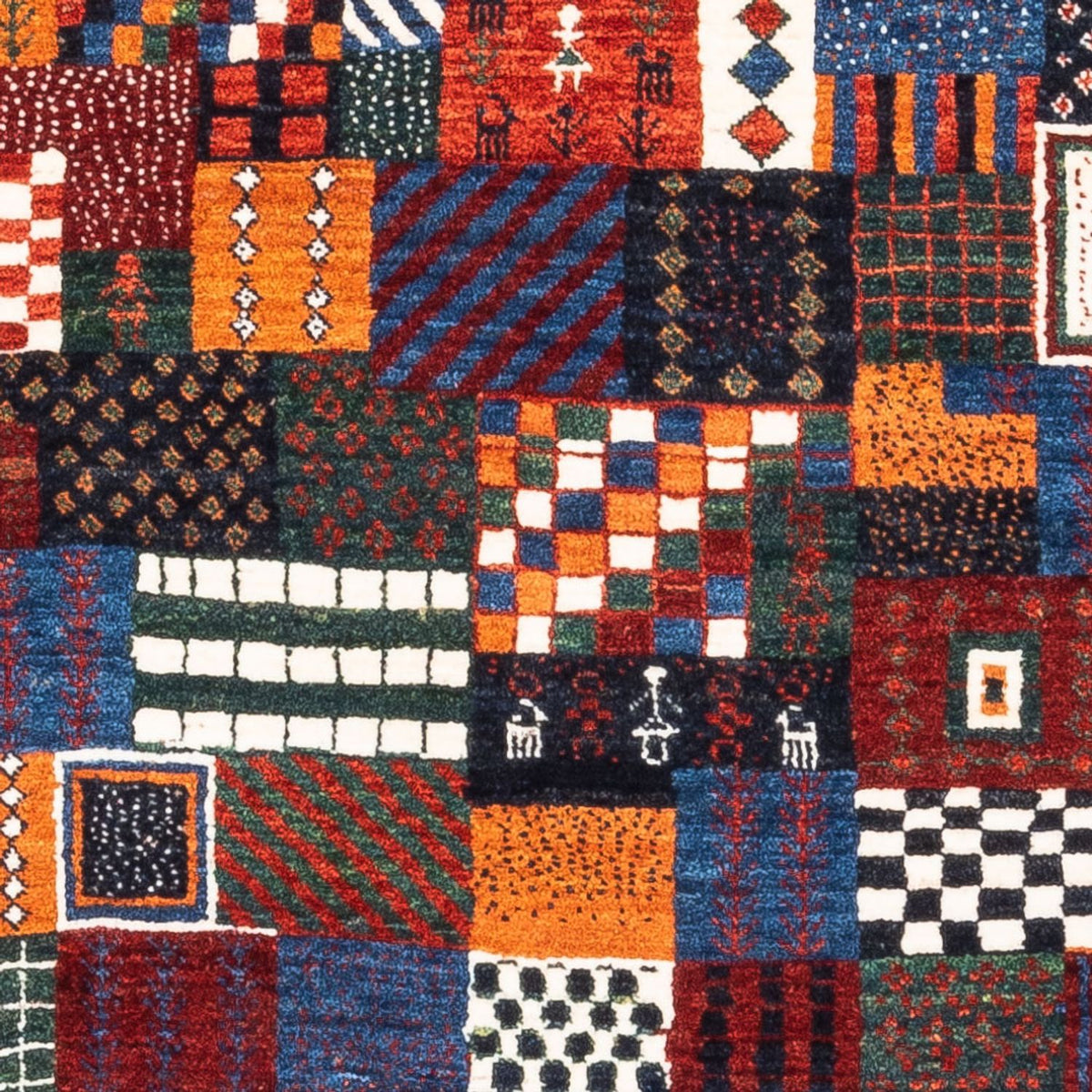 Gabbeh Rug - Loribaft Perser - Royal - 118 x 83 cm - multicolored