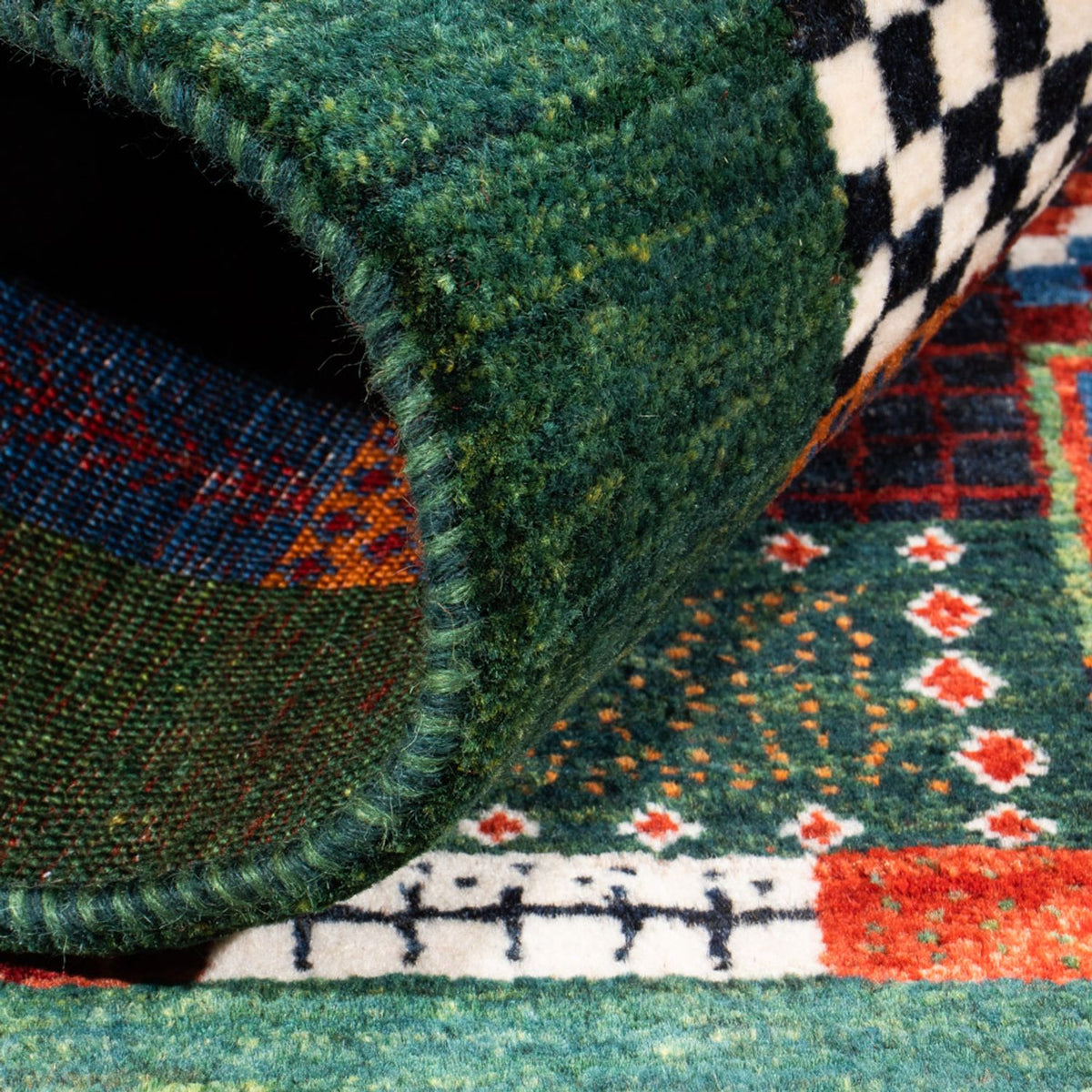 Gabbeh Rug - Loribaft Perser - Royal - 118 x 83 cm - multicolored