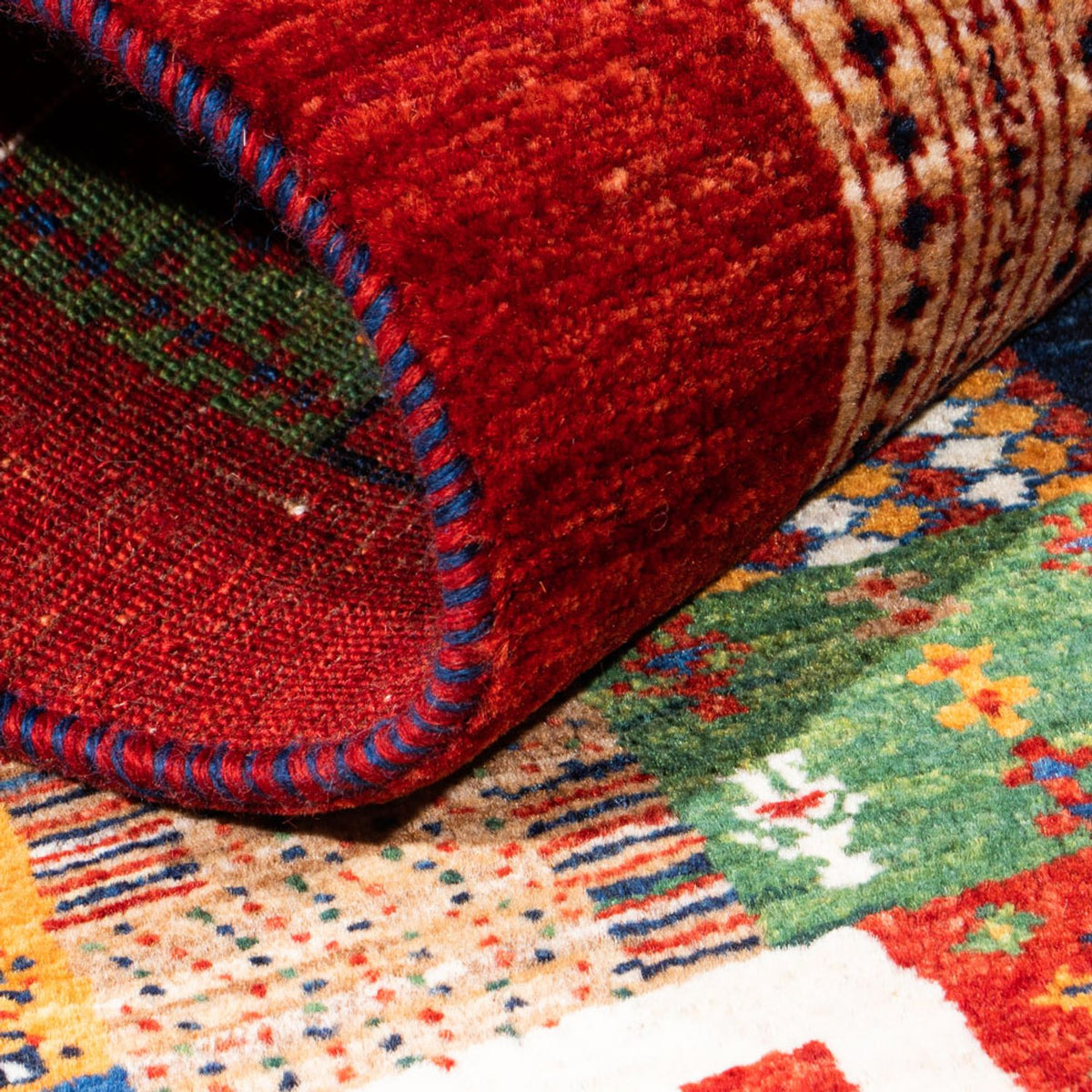 Gabbeh Rug - Loribaft Perser - Royal - 128 x 80 cm - multicolored