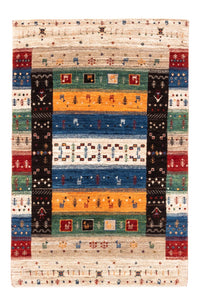 Gabbeh Rug - Loribaft Perser - Royal - 124 x 83 cm - multicolored