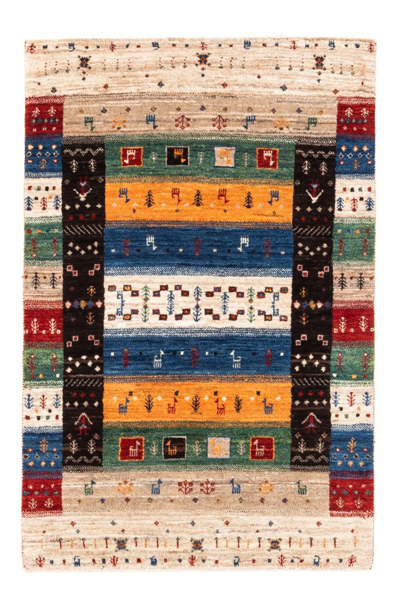 Gabbeh Rug - Loribaft Perser - Royal - 124 x 83 cm - multicolored