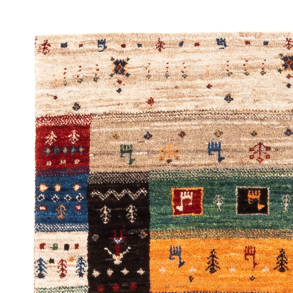 Gabbeh Rug - Loribaft Perser - Royal - 124 x 83 cm - multicolored
