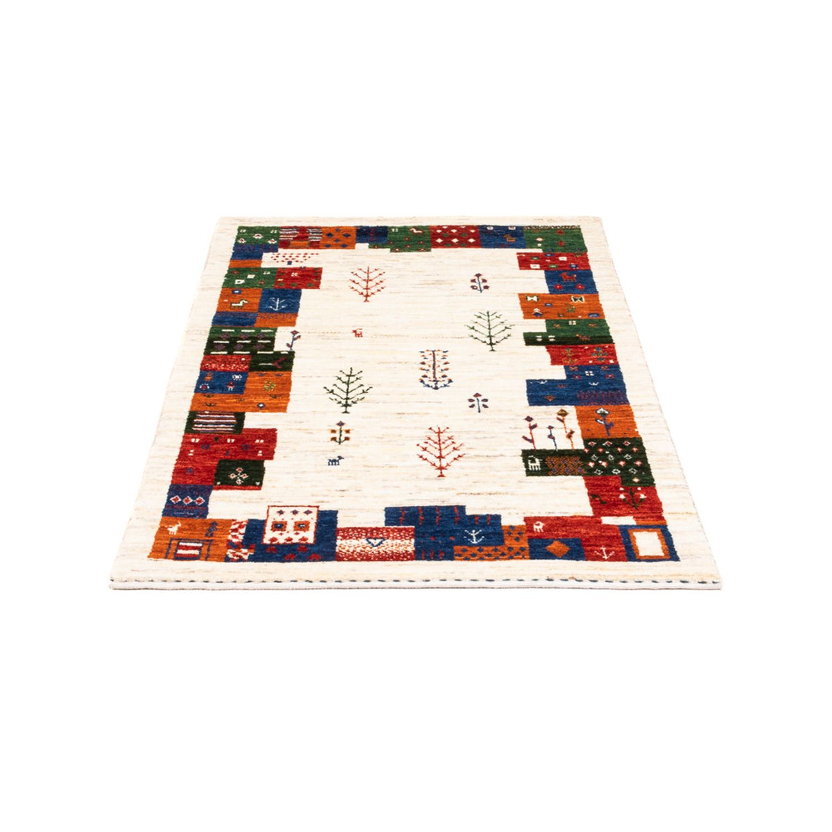 Gabbeh Rug - Loribaft Perser - Royal - 135 x 83 cm - multicolored