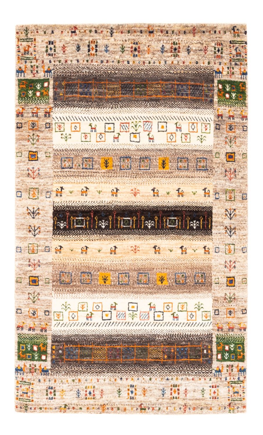 Gabbeh Rug - Loribaft Perser - Royal - 135 x 87 cm - multicolored