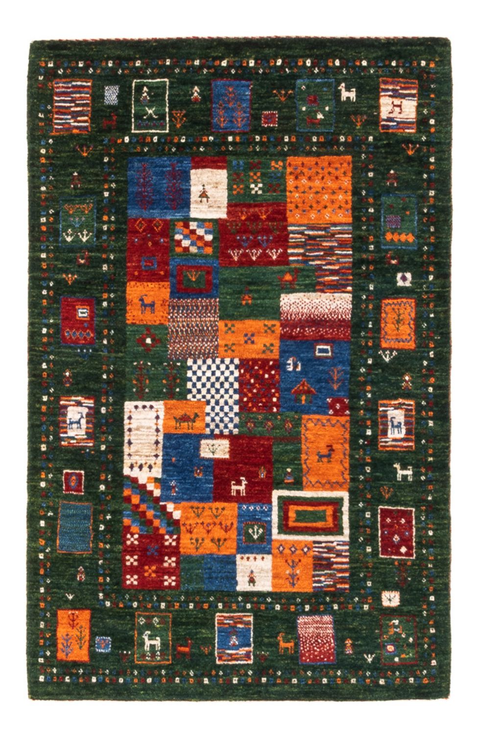 Gabbeh Rug - Loribaft Perser - Royal - 126 x 81 cm - multicolored