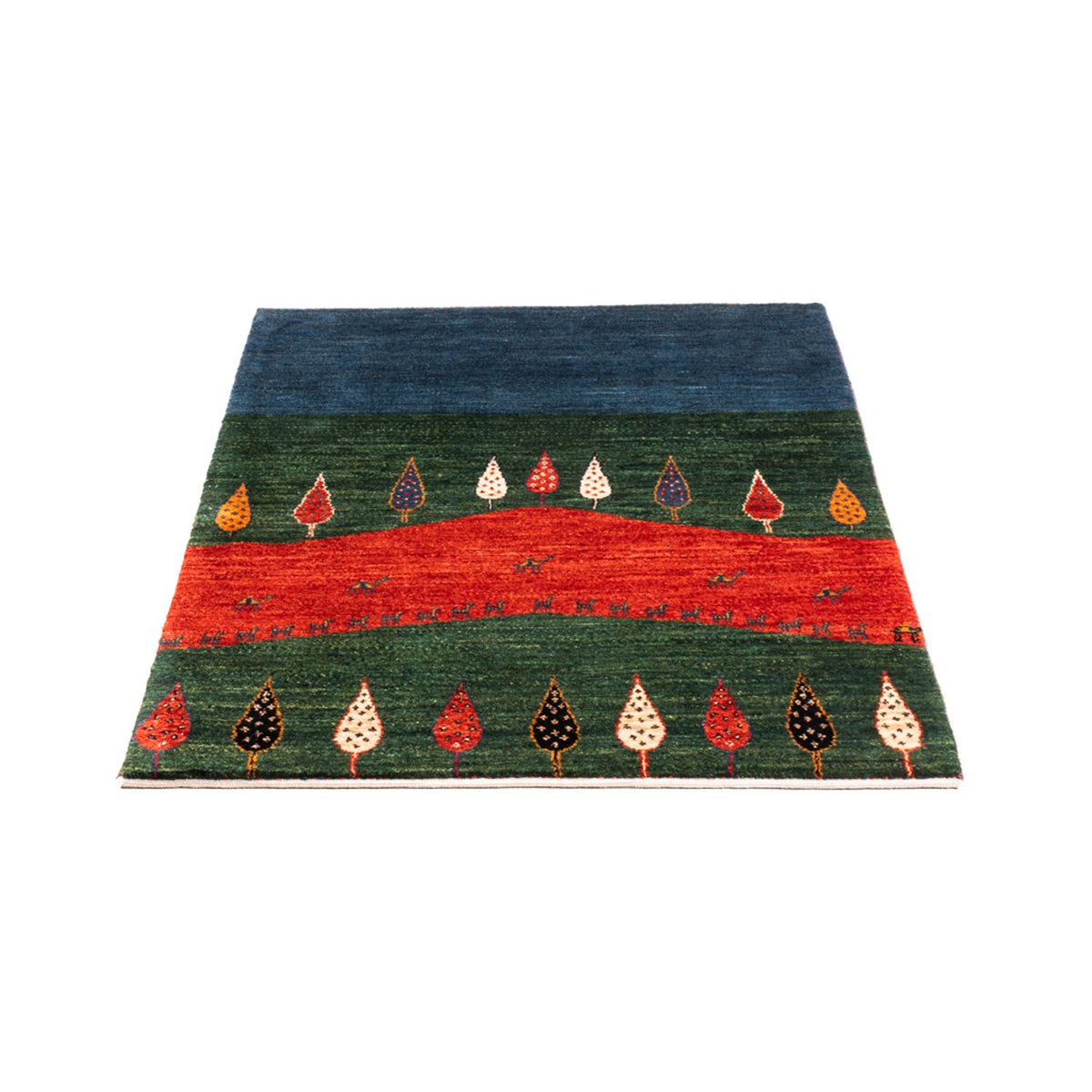 Gabbeh Rug - Loribaft Perser - Royal - 126 x 82 cm - multicolored