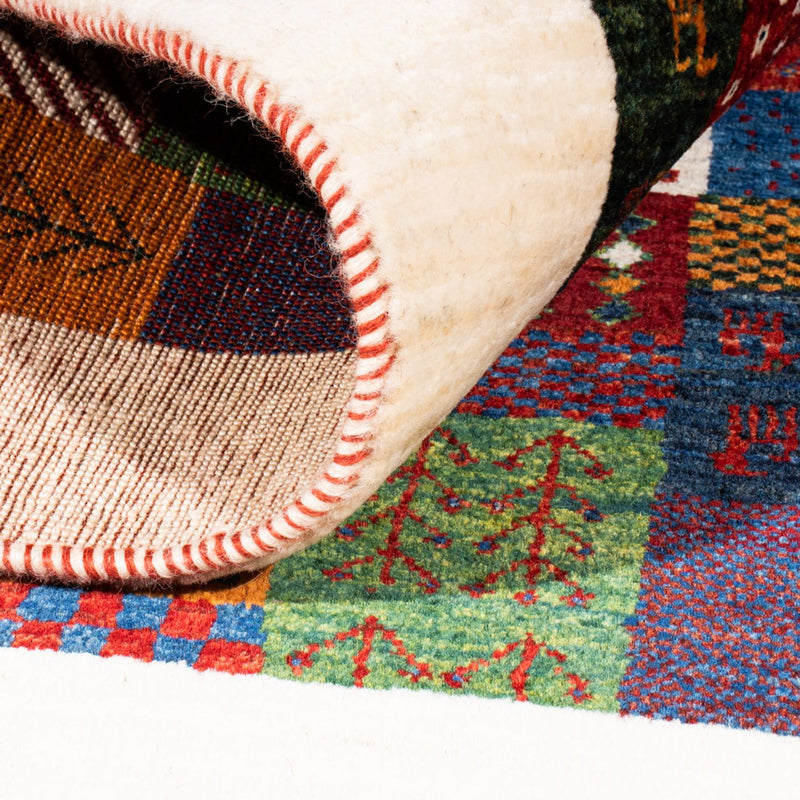 Gabbeh Rug - Loribaft Perser - Royal - 124 x 85 cm - multicolored