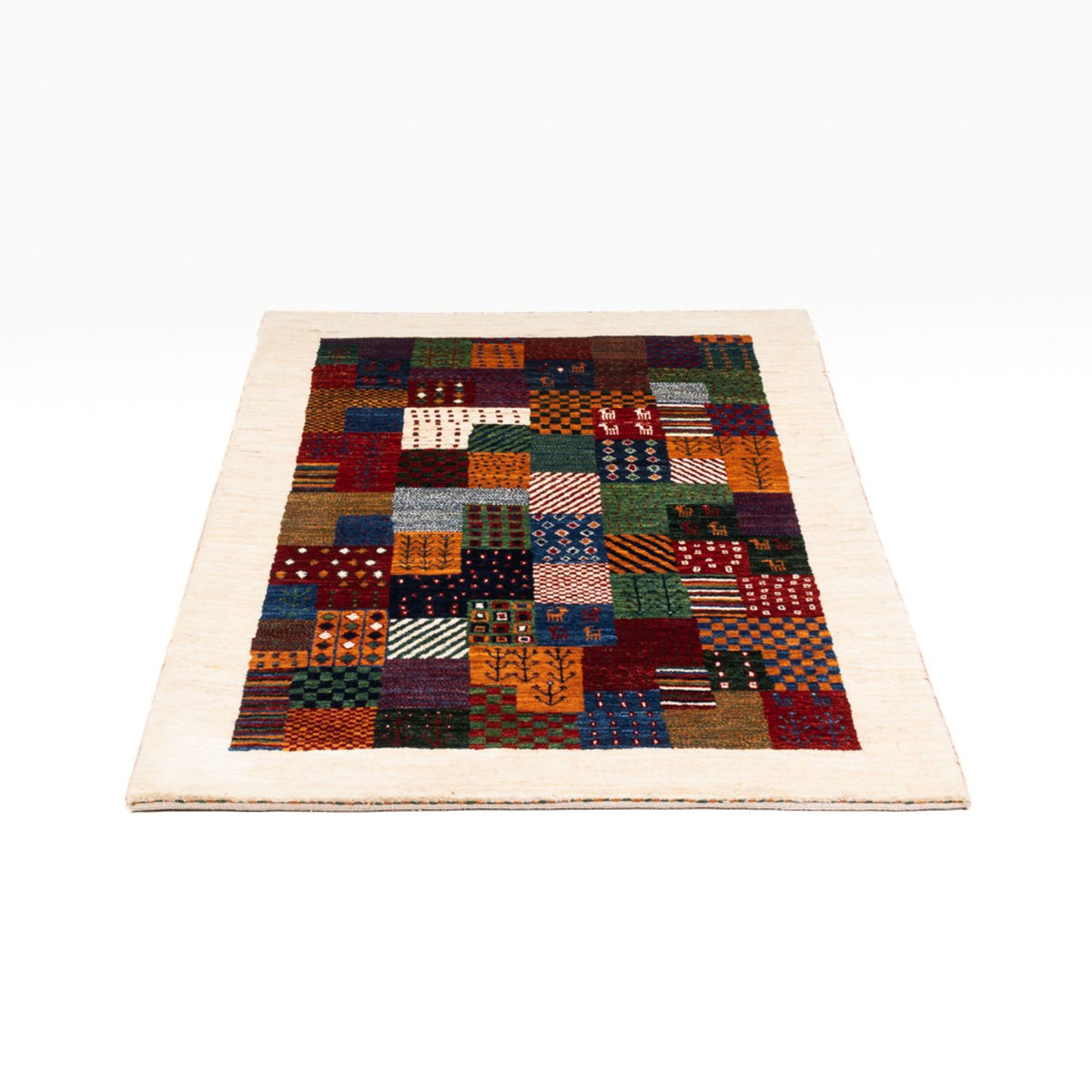 Gabbeh Rug - Loribaft Perser - Royal - 124 x 85 cm - multicolored