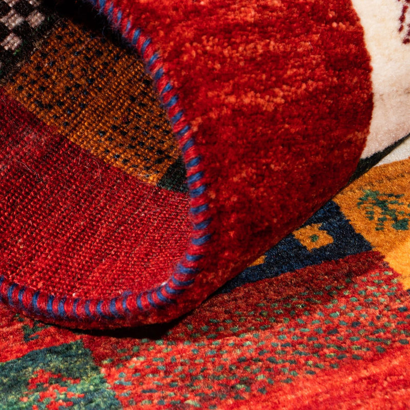 Gabbeh Rug - Loribaft Perser - Royal - 128 x 85 cm - multicolored