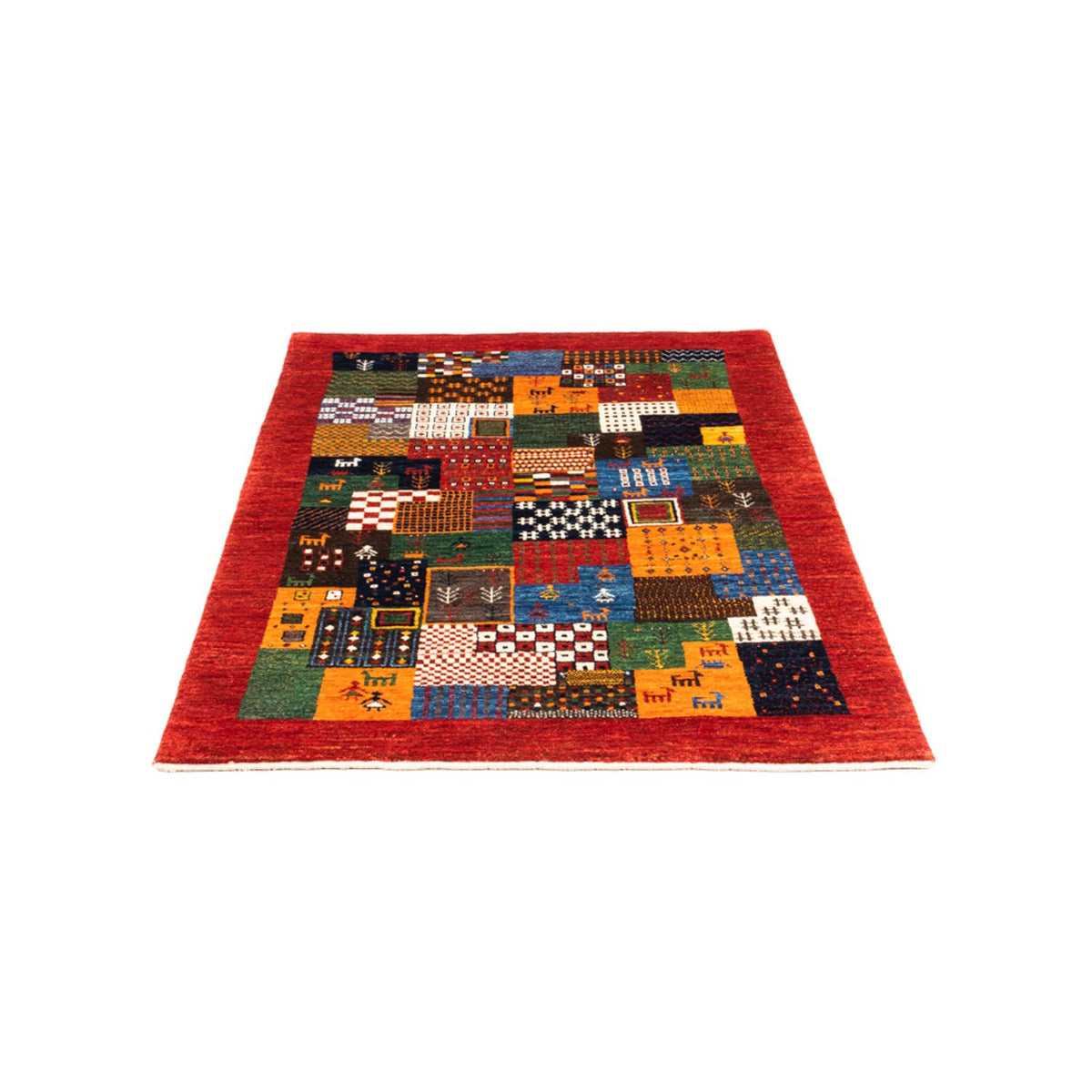 Gabbeh Rug - Loribaft Perser - Royal - 146 x 97 cm - multicolored