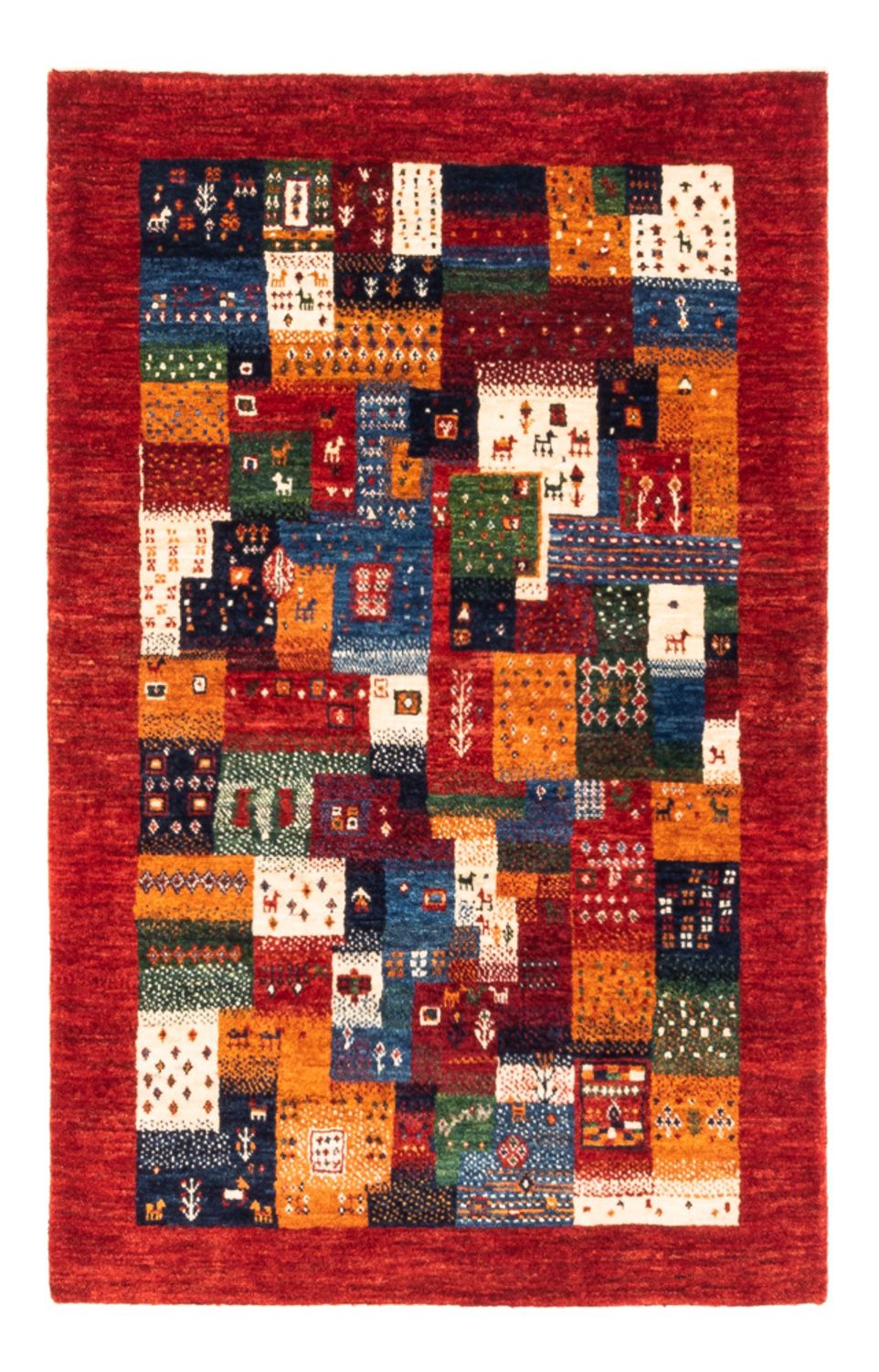 Gabbeh Rug - Loribaft Perser - Royal - 127 x 84 cm - multicolored
