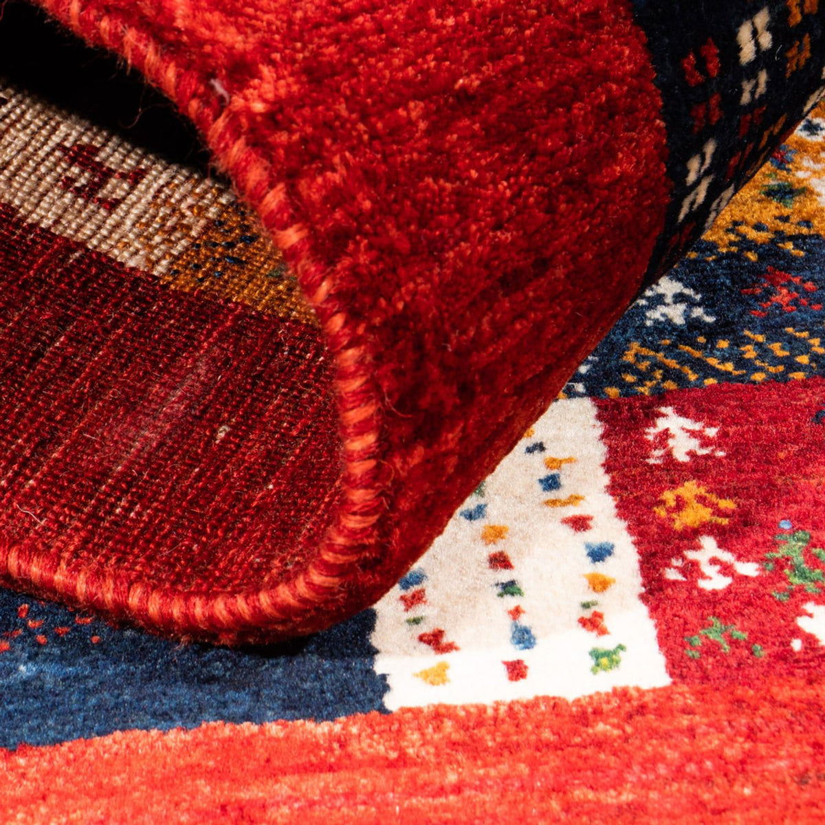 Gabbeh Rug - Loribaft Perser - Royal - 127 x 84 cm - multicolored