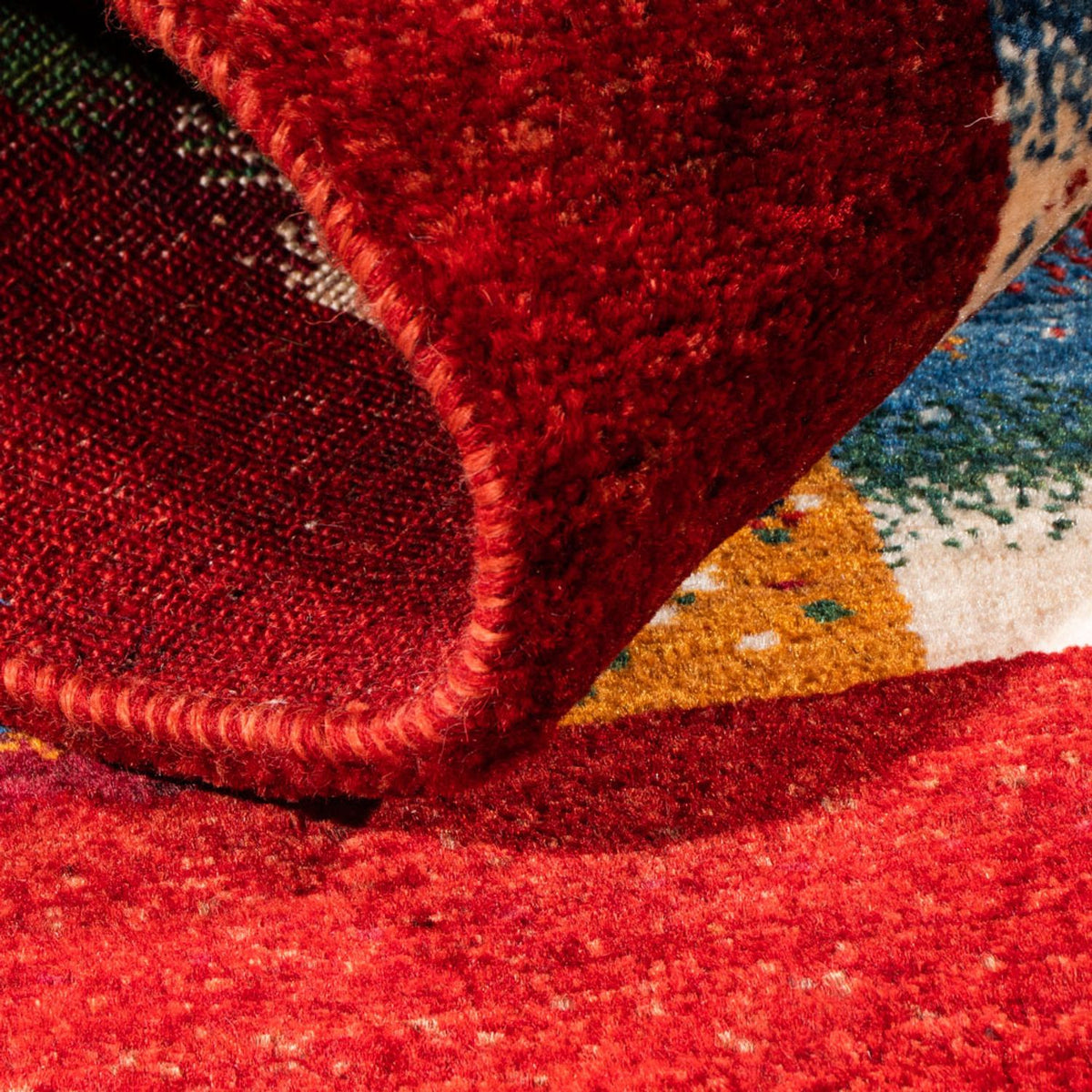 Gabbeh Rug - Loribaft Perser - Royal - 123 x 89 cm - multicolored