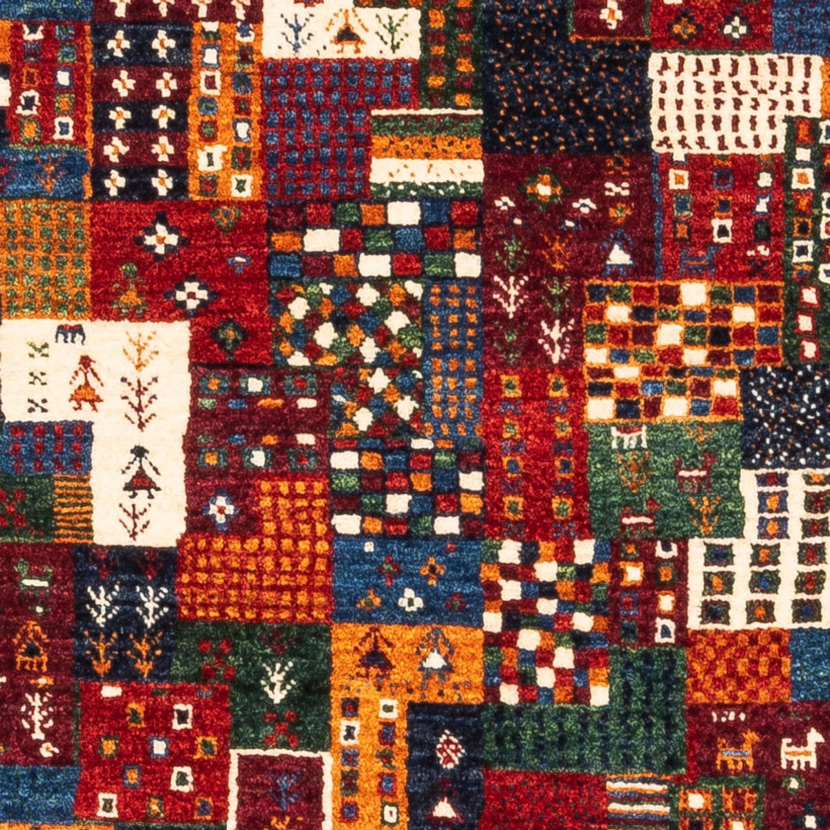 Gabbeh Rug - Loribaft Perser - Royal - 122 x 84 cm - multicolored