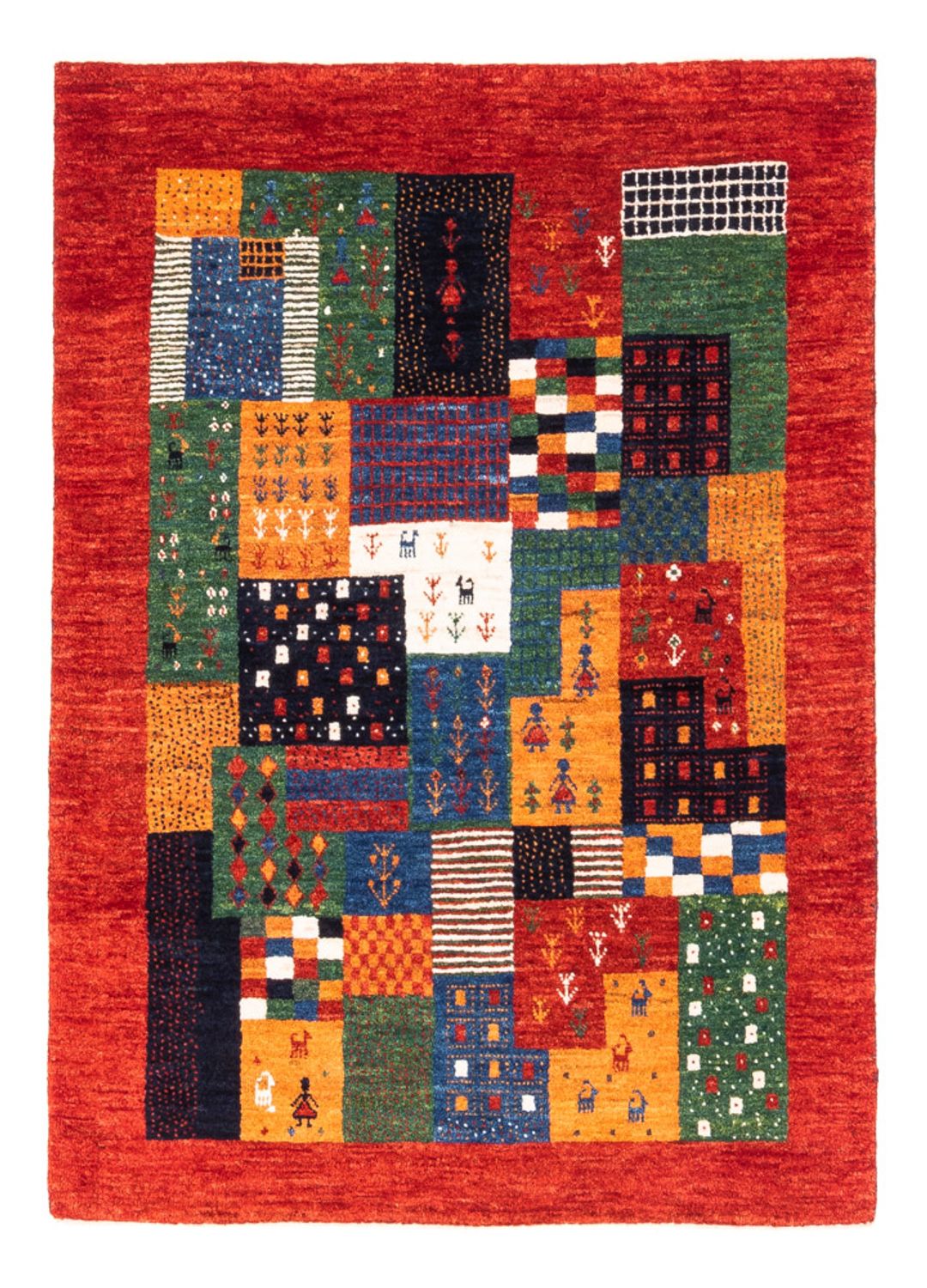 Gabbeh Rug - Loribaft Perser - Royal - 118 x 84 cm - multicolored