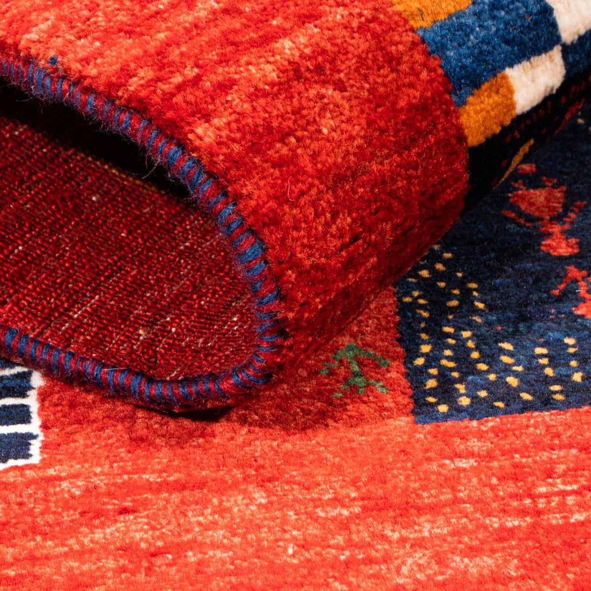 Gabbeh Rug - Loribaft Perser - Royal - 118 x 84 cm - multicolored