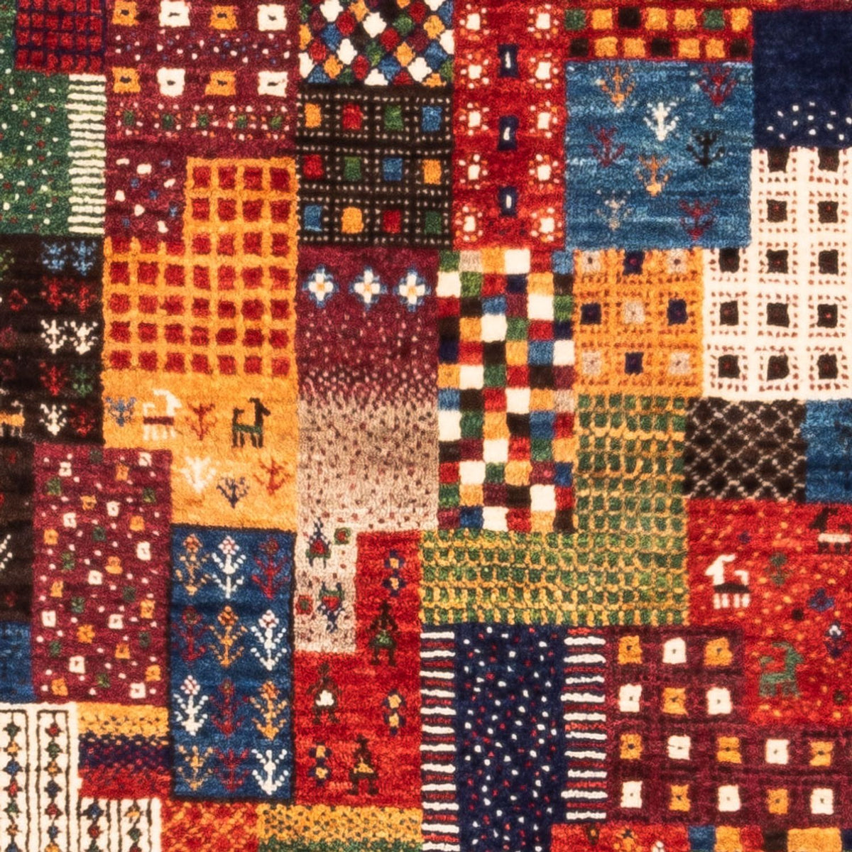 Gabbeh Rug - Loribaft Perser - Royal - 127 x 88 cm - multicolored