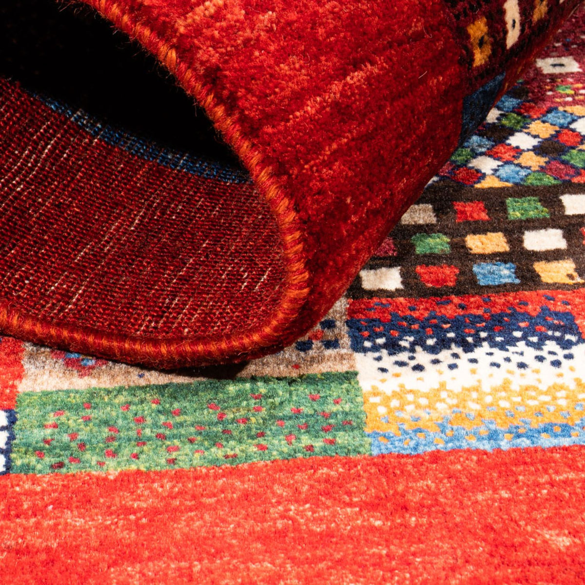 Gabbeh Rug - Loribaft Perser - Royal - 127 x 88 cm - multicolored