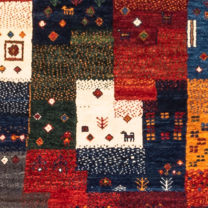 Gabbeh Rug - Loribaft Perser - Royal - 132 x 82 cm - multicolored