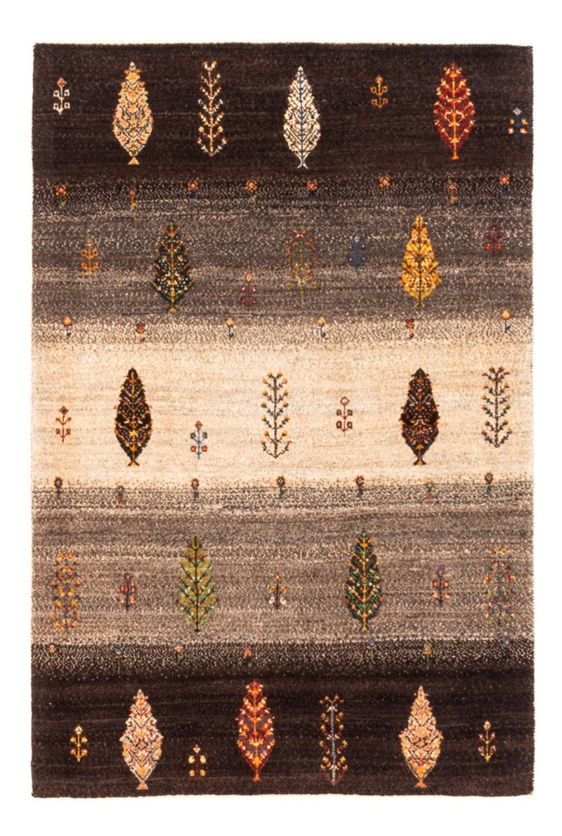 Gabbeh Rug - Loribaft Perser - Royal - 125 x 88 cm - grey