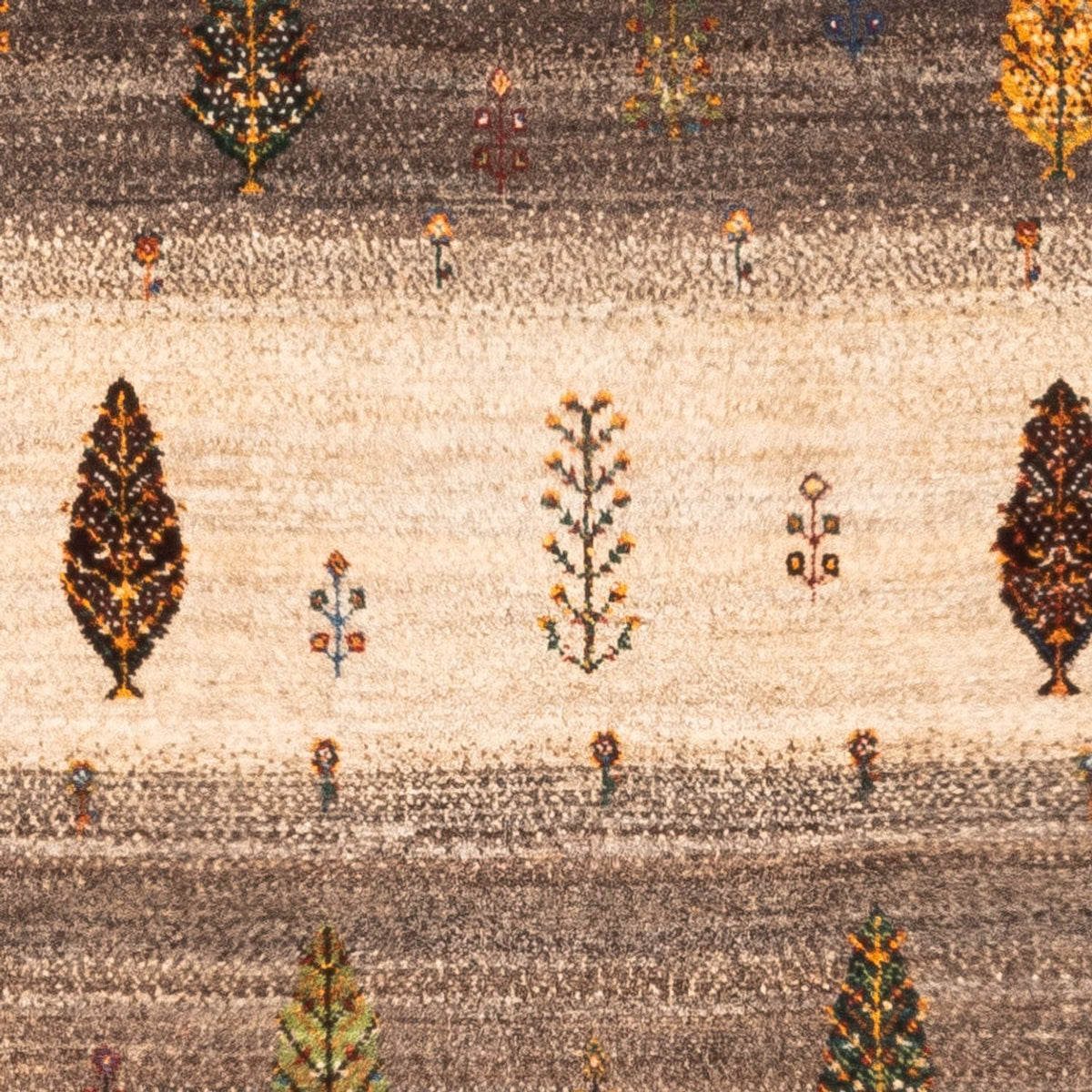 Gabbeh Rug - Loribaft Perser - Royal - 125 x 88 cm - grey