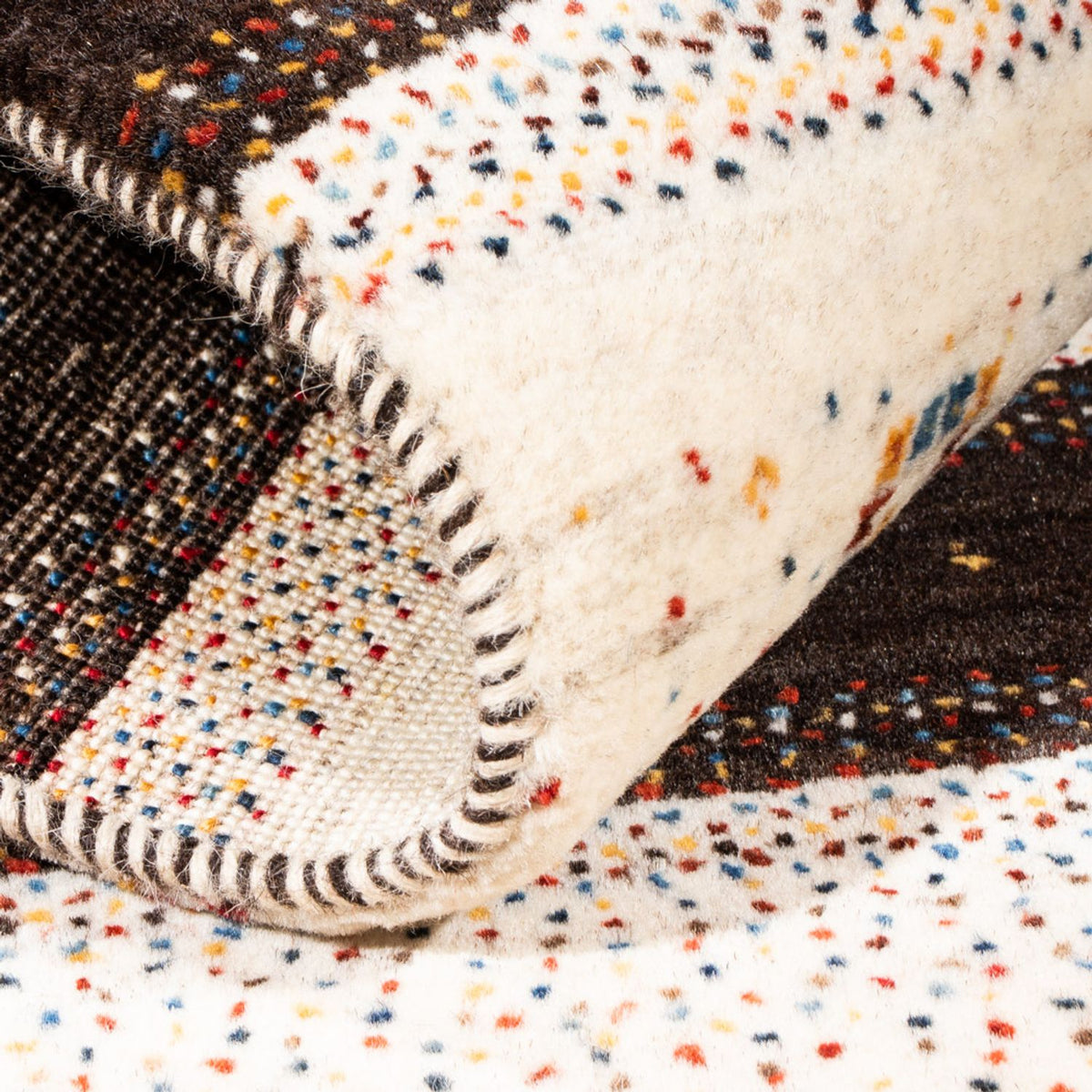 Gabbeh Rug - Loribaft Perser - Royal - 134 x 84 cm - brown