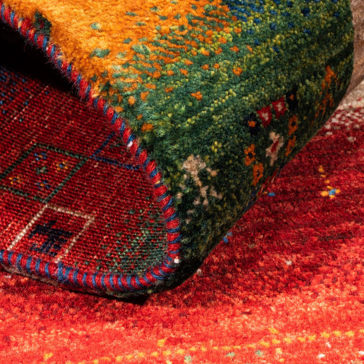 Gabbeh Rug - Loribaft Perser - Royal - 136 x 85 cm - multicolored