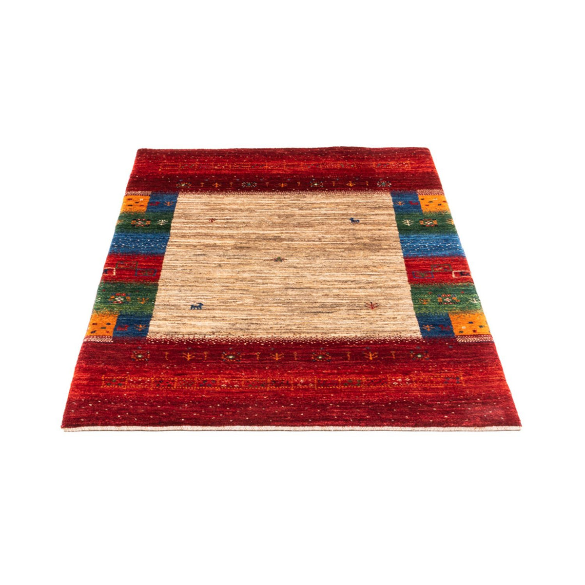 Gabbeh Rug - Loribaft Perser - Royal - 136 x 85 cm - multicolored