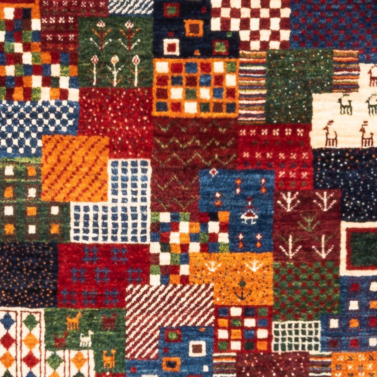 Gabbeh Rug - Loribaft Perser - Royal - 132 x 86 cm - multicolored