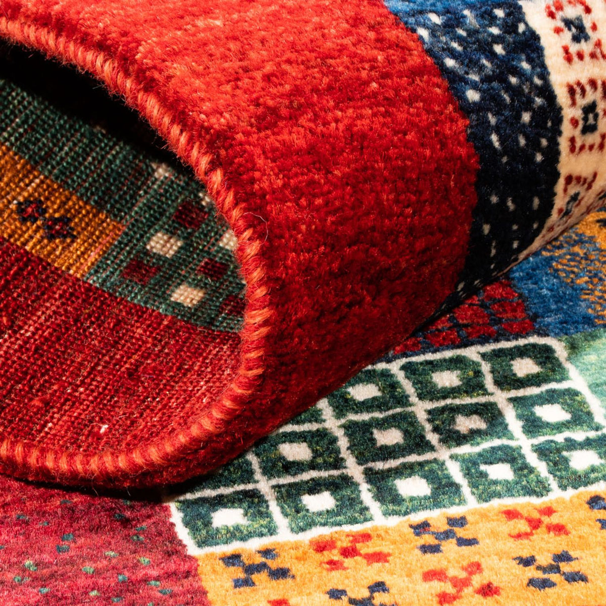 Gabbeh Rug - Loribaft Perser - Royal - 130 x 86 cm - multicolored