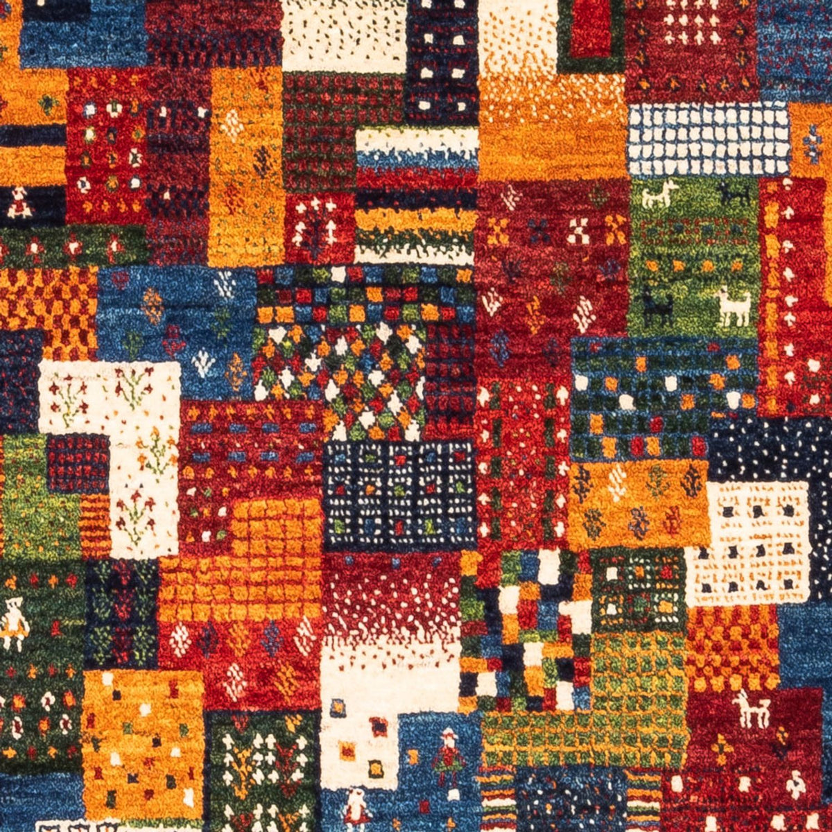 Gabbeh Rug - Loribaft Perser - Royal - 120 x 87 cm - multicolored