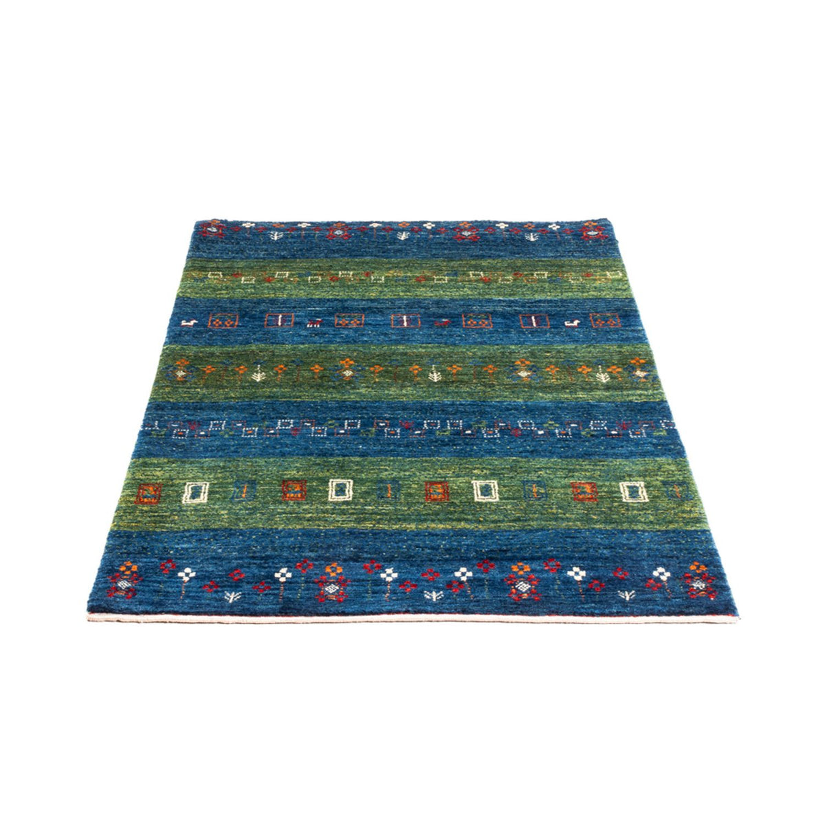 Gabbeh Rug - Loribaft Perser - Royal - 130 x 85 cm - blue