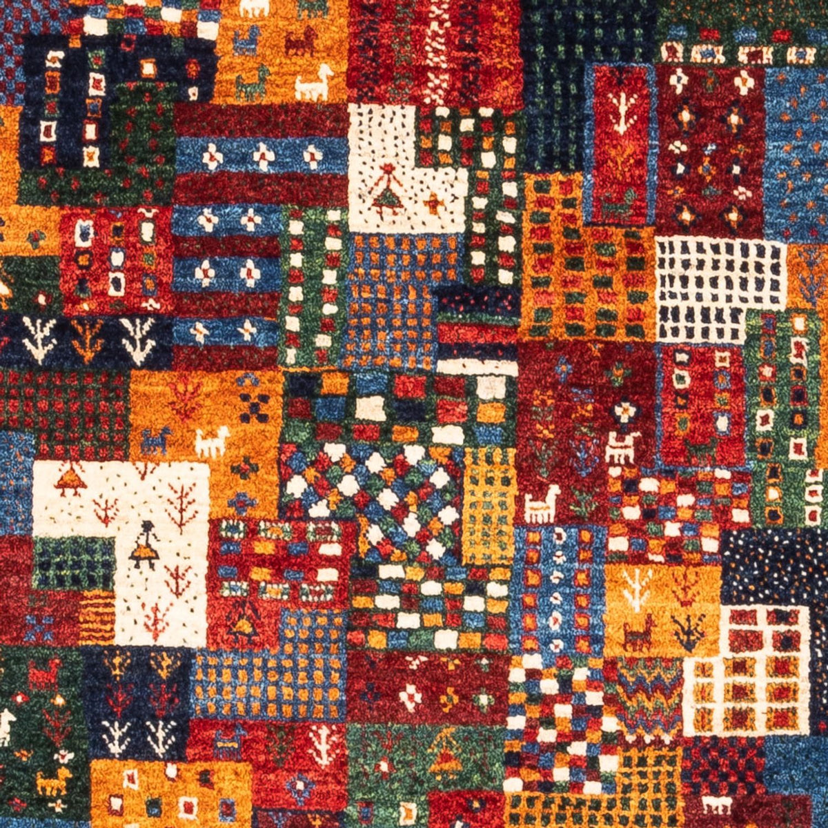 Gabbeh Rug - Loribaft Perser - Royal - 122 x 86 cm - multicolored