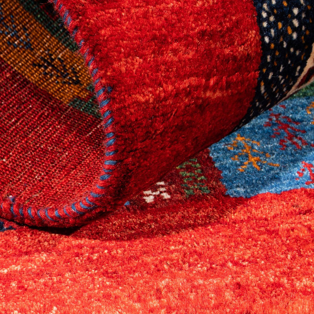 Gabbeh Rug - Loribaft Perser - Royal - 122 x 86 cm - multicolored