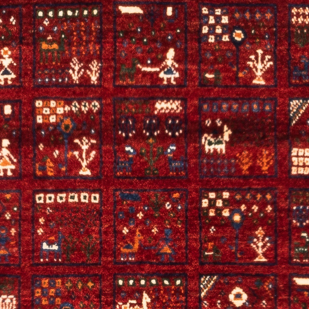 Gabbeh Rug - Loribaft Perser - Royal - 133 x 83 cm - multicolored