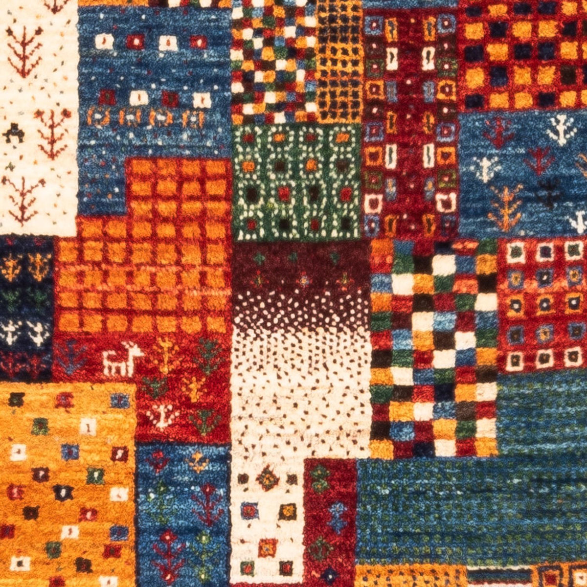 Gabbeh Rug - Loribaft Perser - Royal - 132 x 80 cm - multicolored