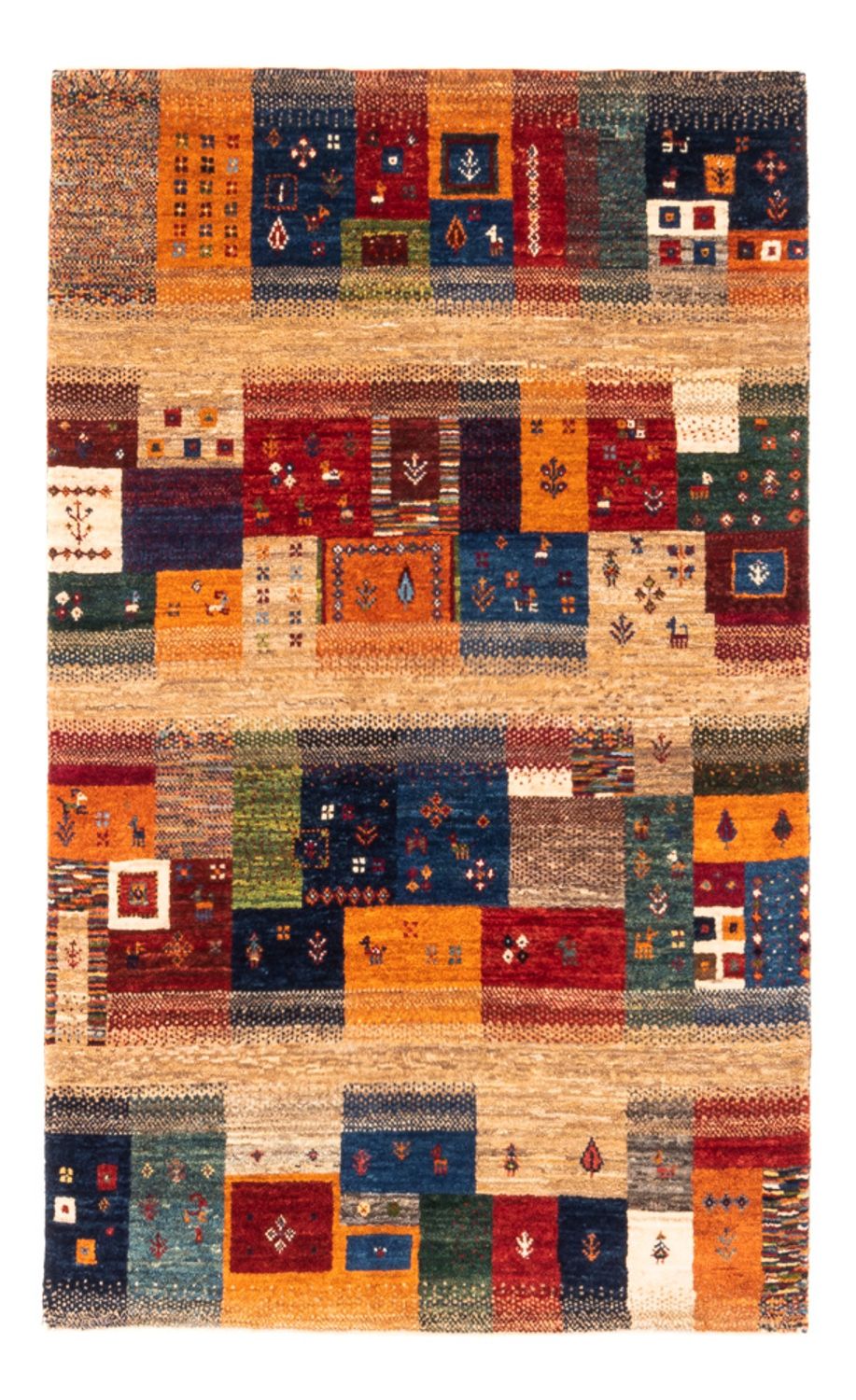 Gabbeh Rug - Loribaft Perser - Royal - 132 x 84 cm - multicolored