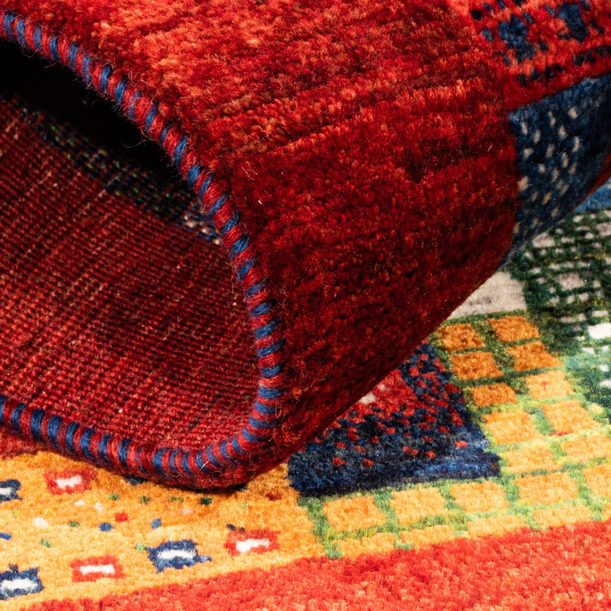 Gabbeh Rug - Loribaft Perser - Royal - 123 x 87 cm - multicolored