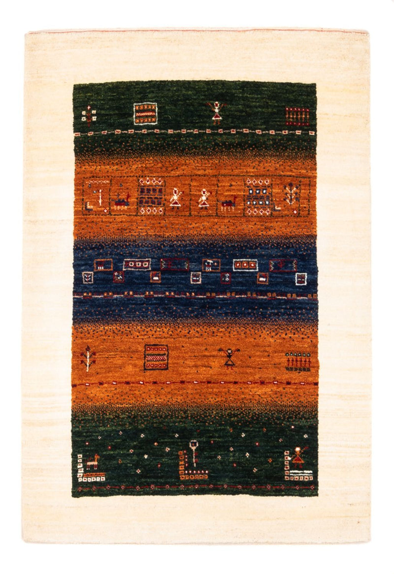 Loribaft Rug 129x88cm - Perserteppich Wollteppich