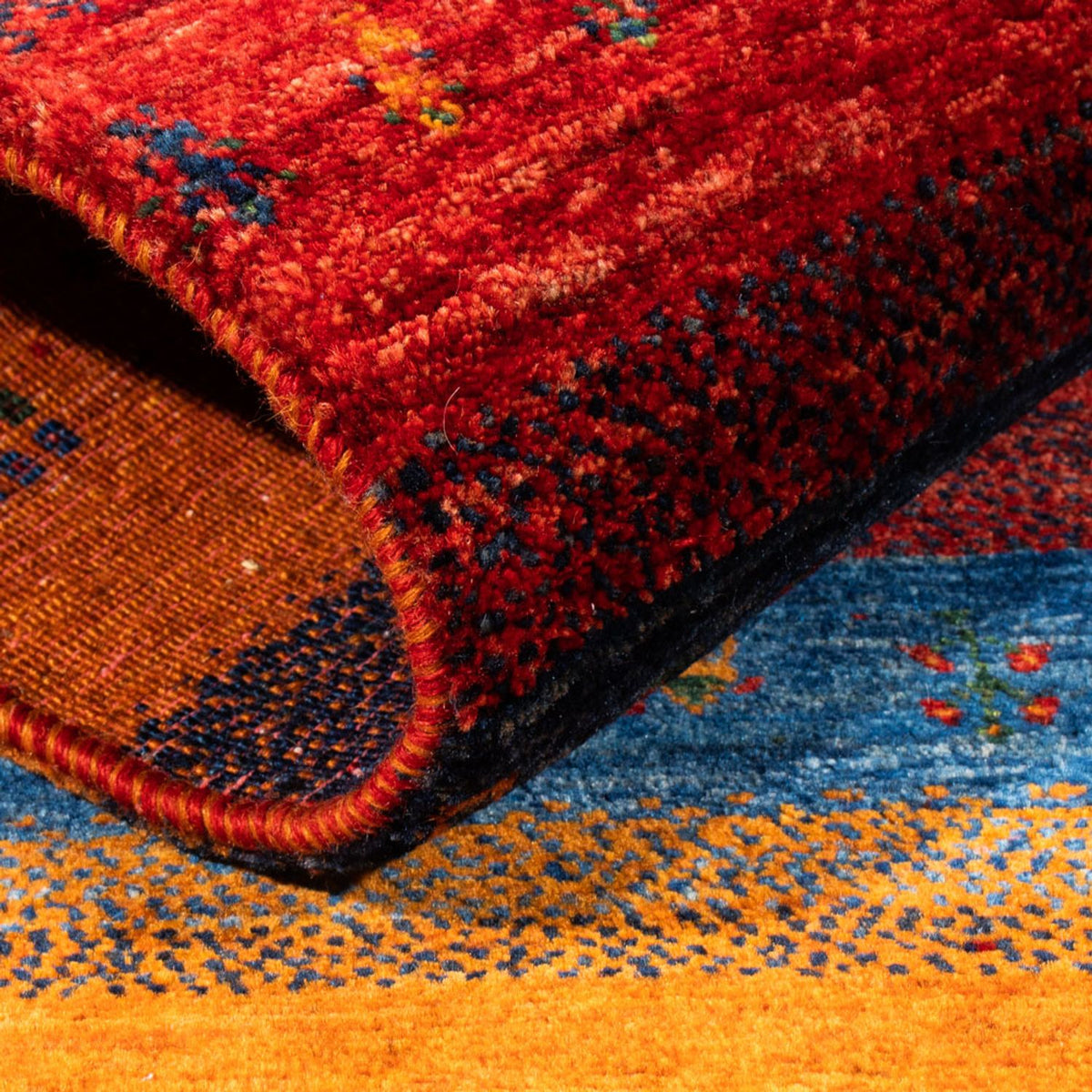 Gabbeh Rug - Loribaft Perser - Royal - 137 x 86 cm - multicolored