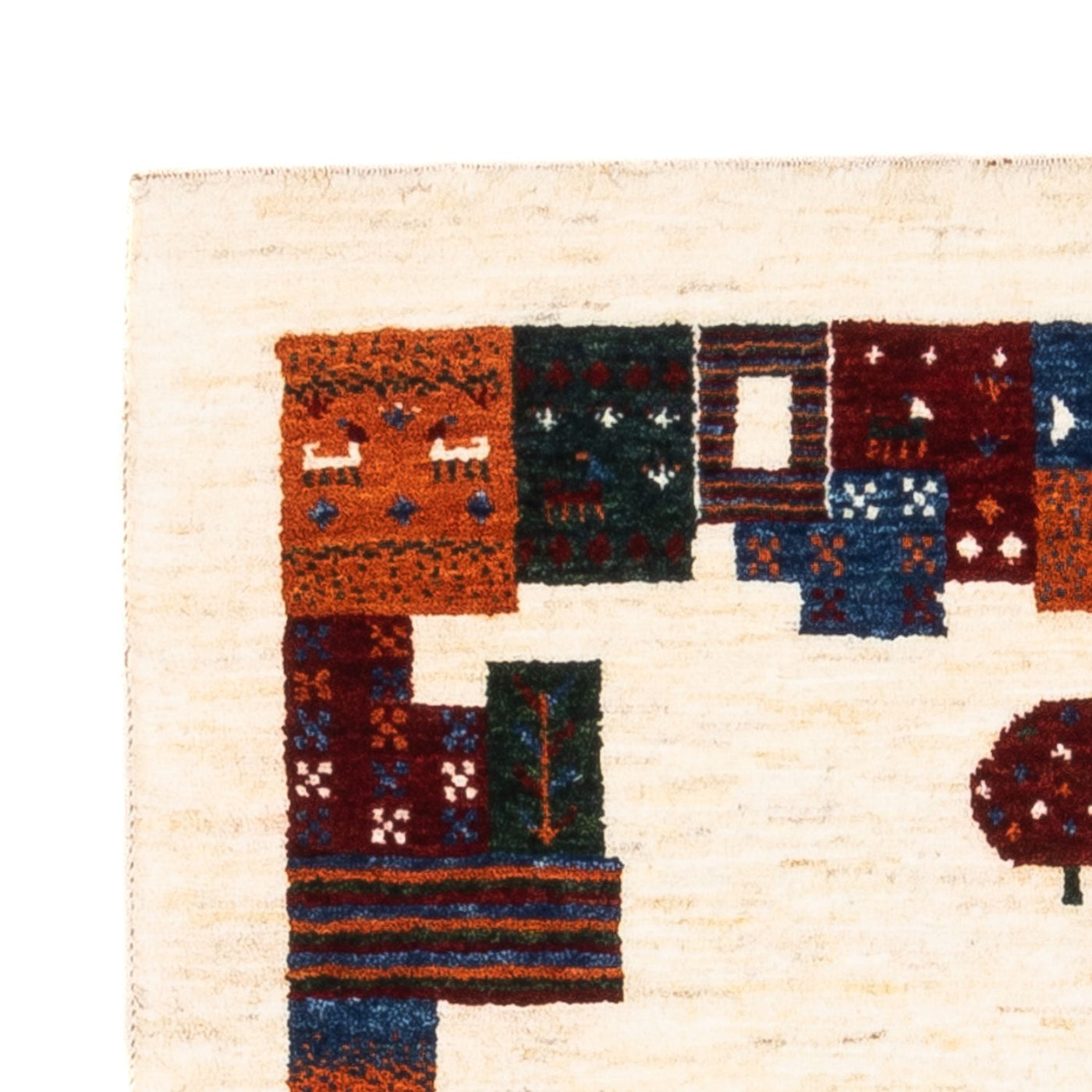 Loribaft Rug 128x80cm - Perserteppich Wollteppich