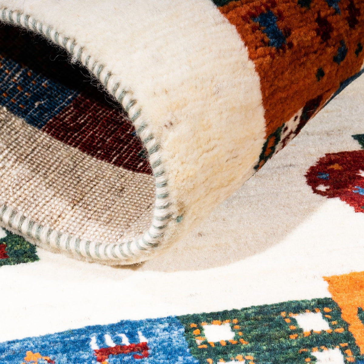 Gabbeh Rug - Loribaft Perser - Royal - 128 x 80 cm - multicolored