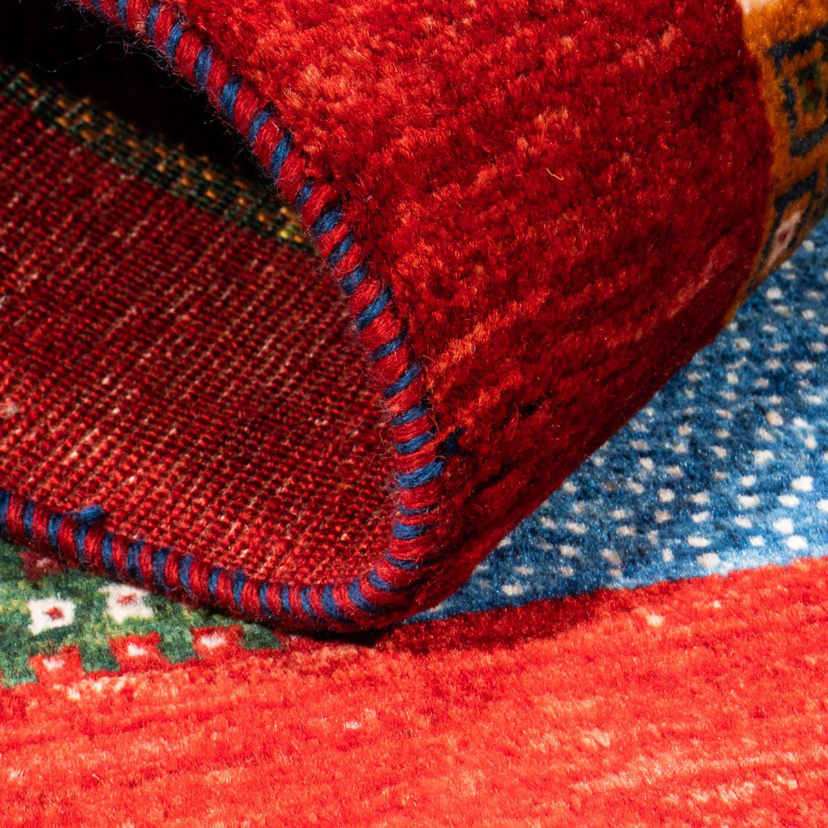 Gabbeh Rug - Loribaft Perser - Royal - 126 x 86 cm - multicolored