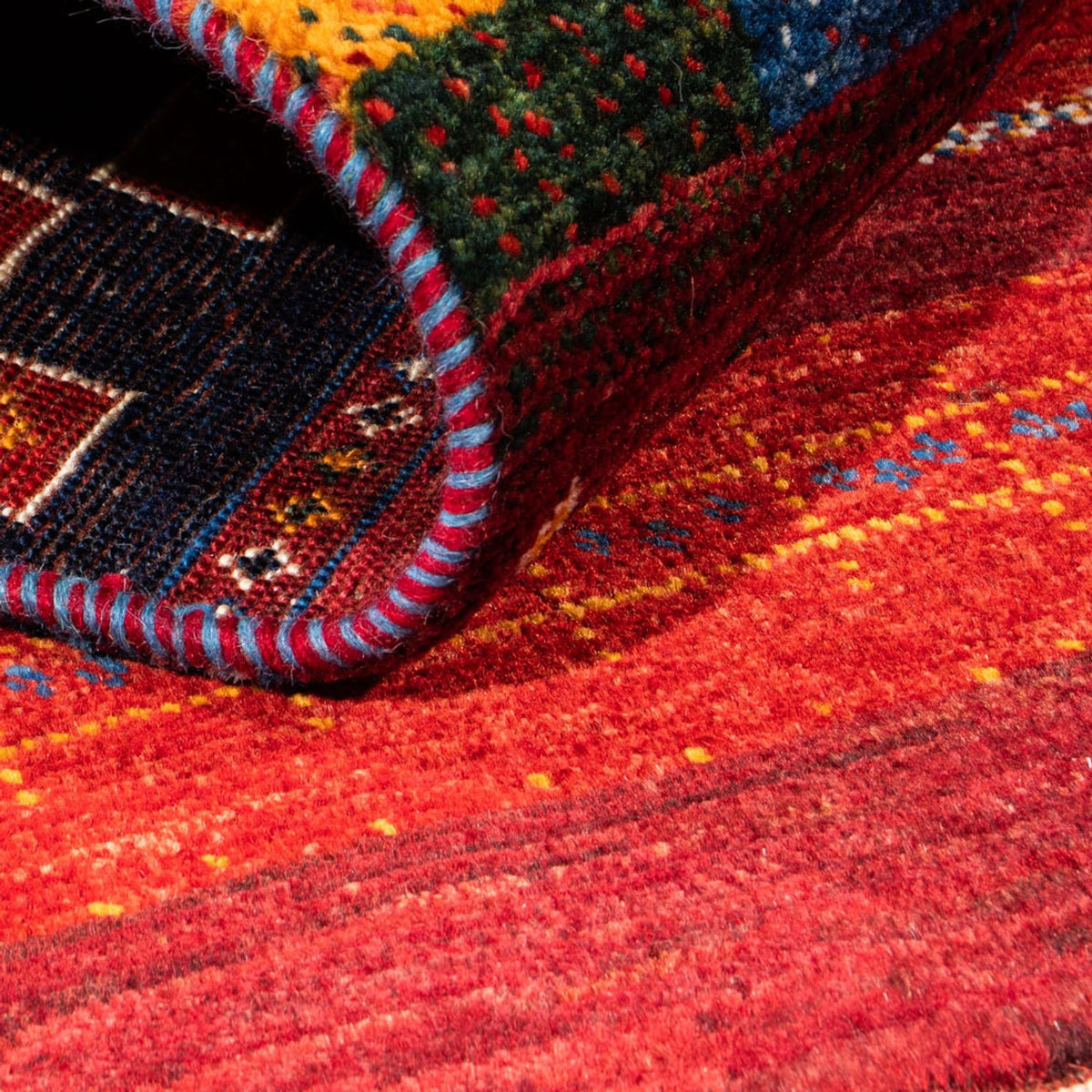 Gabbeh Rug - Loribaft Perser - Royal - 121 x 81 cm - multicolored