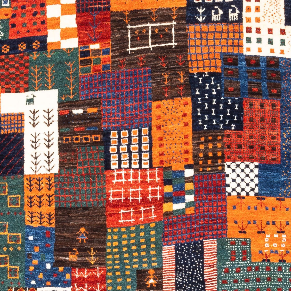 Gabbeh Rug - Loribaft Perser - Royal - 143 x 101 cm - multicolored