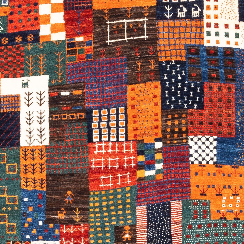 Gabbeh Rug - Loribaft Perser - Royal - 143 x 101 cm - multicolored