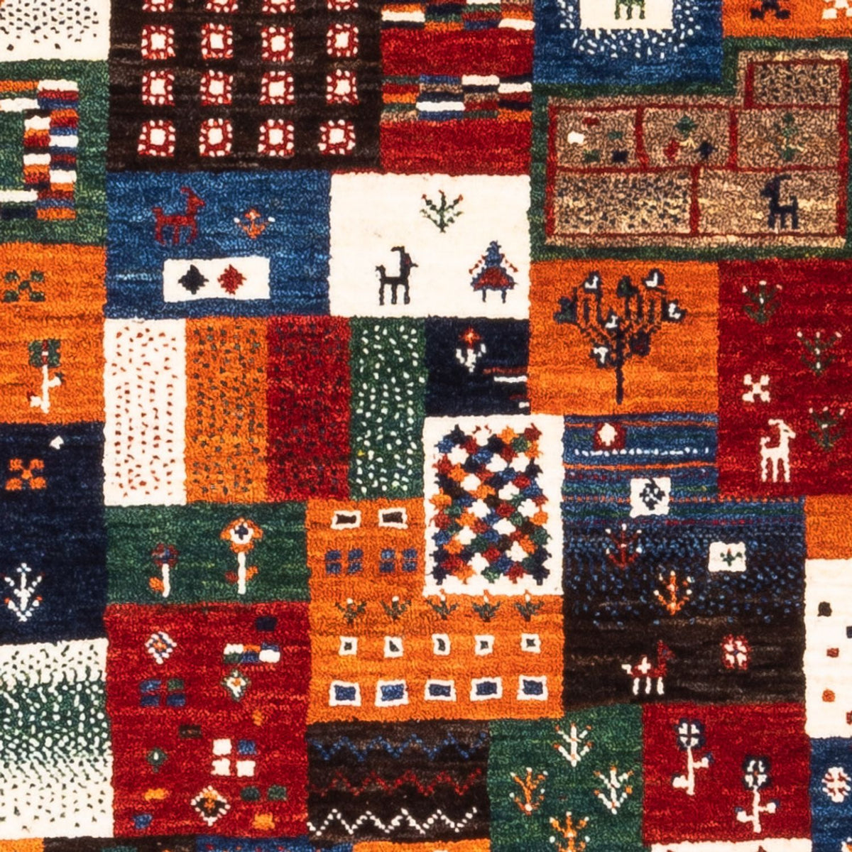 Gabbeh Rug - Loribaft Perser - Royal - 130 x 92 cm - multicolored