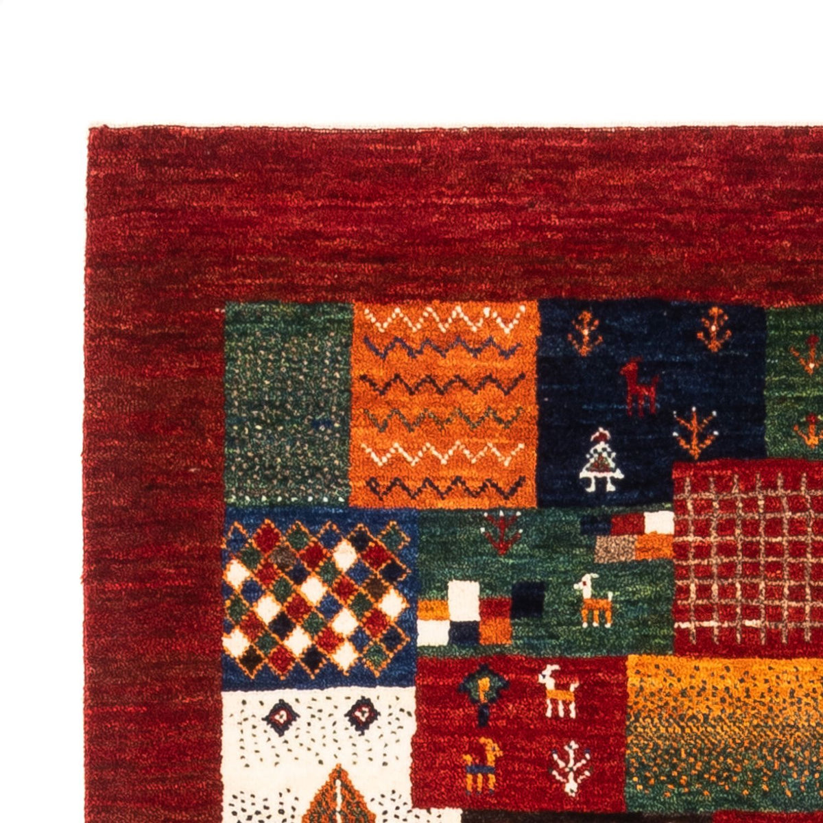 Gabbeh Rug - Loribaft Perser - Royal - 130 x 92 cm - multicolored
