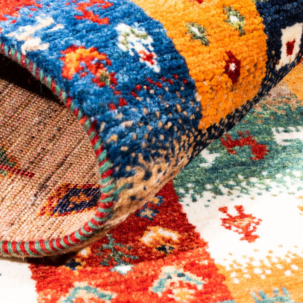 Gabbeh Rug - Loribaft Perser - Royal - 153 x 100 cm - multicolored